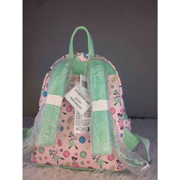 NWT Loungefly Disney Patks Women's Backpack Macarons Pattern - Picture 2 of 2